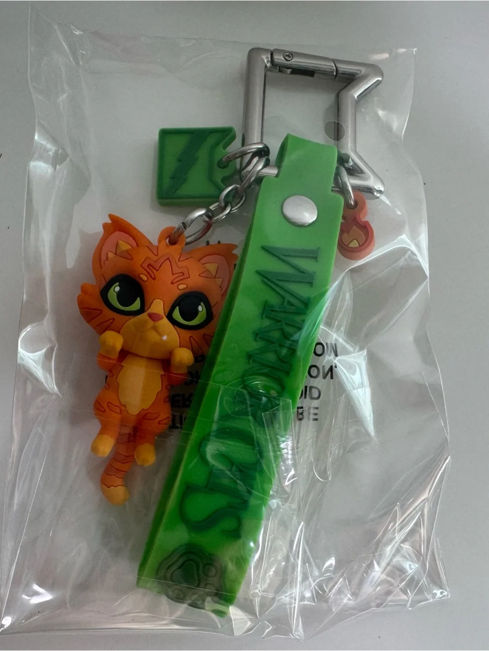 Warrior Cats Series One Mystery Charms Keychain -Firestar NEW OPEN BOX